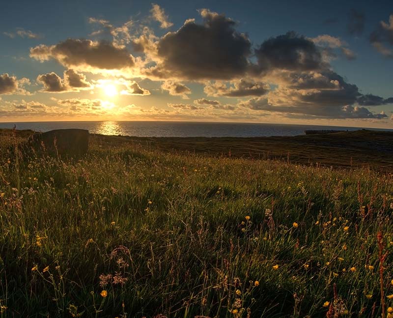 Coastline beside Dollag's Cottage