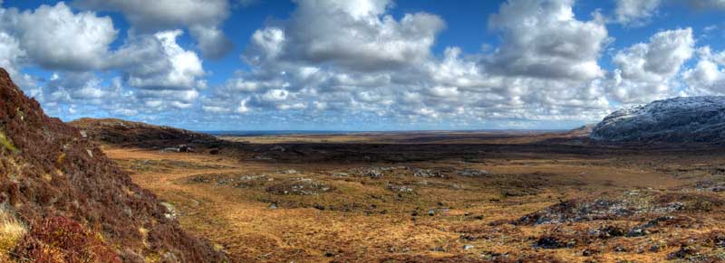 Shawbost moorland in the spring