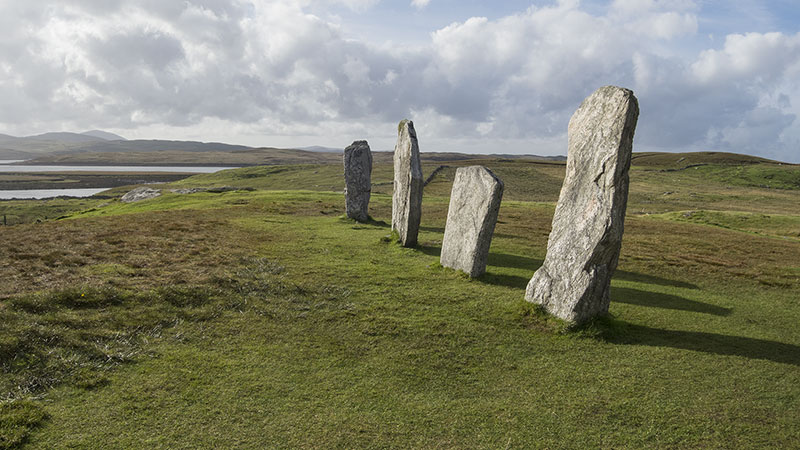 The West Row at Callanish stone circle