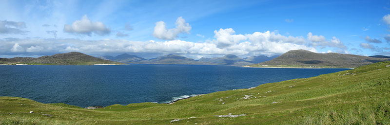 Panoramic view of the Isle of Harris