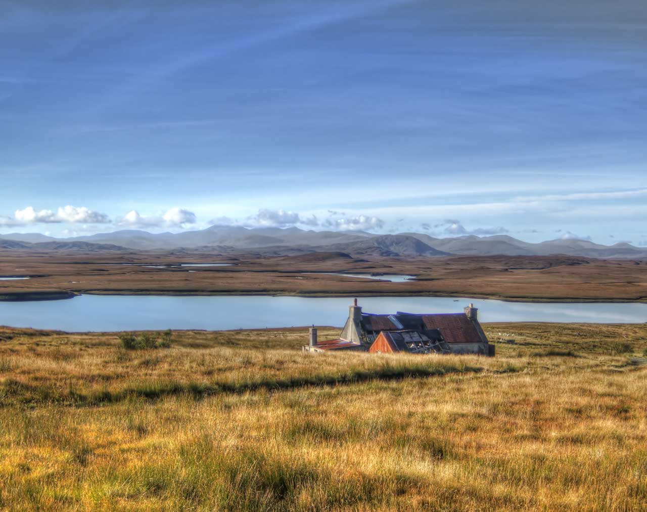 Landscape from Achmore on the Isle of Lewis
