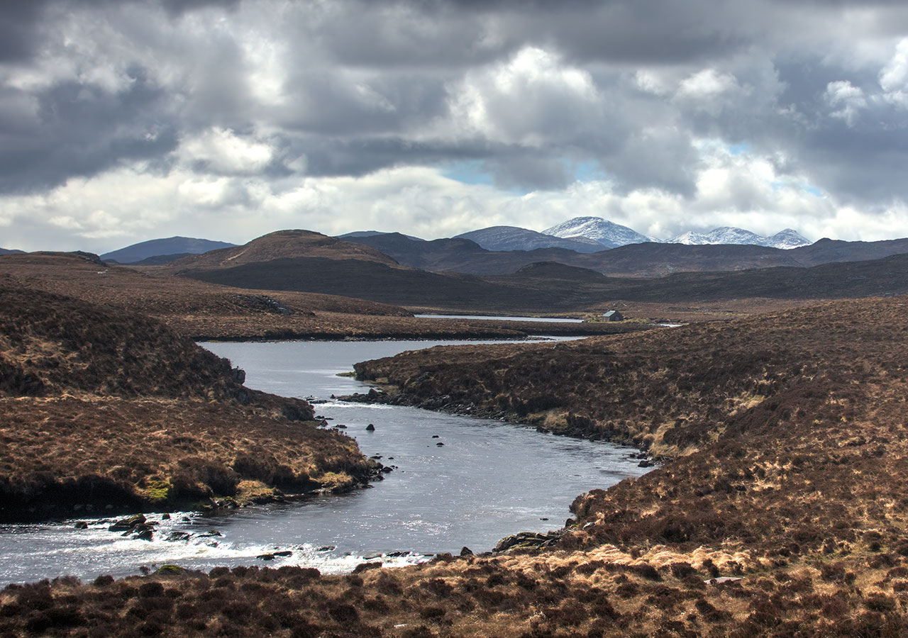 Early season salmon fishing in the Hebrides