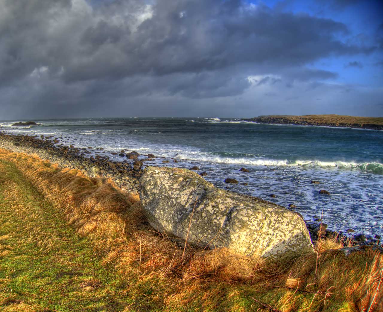 Isle of Lewis winter seascape