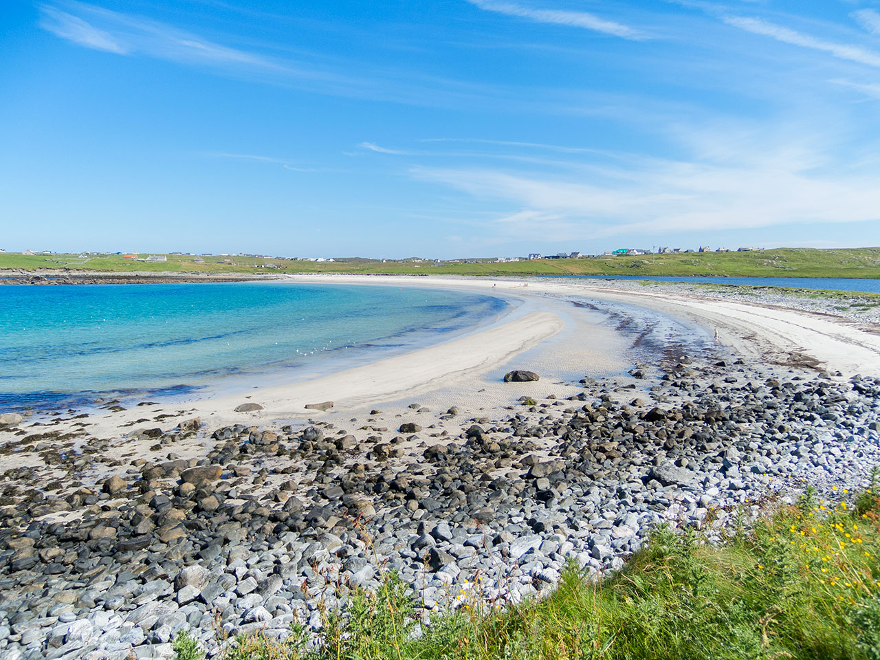 Shawbost beach nearby Dollag's Cottage