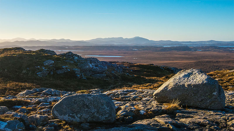 Uig from the hill overlooking Dollag's Cottage